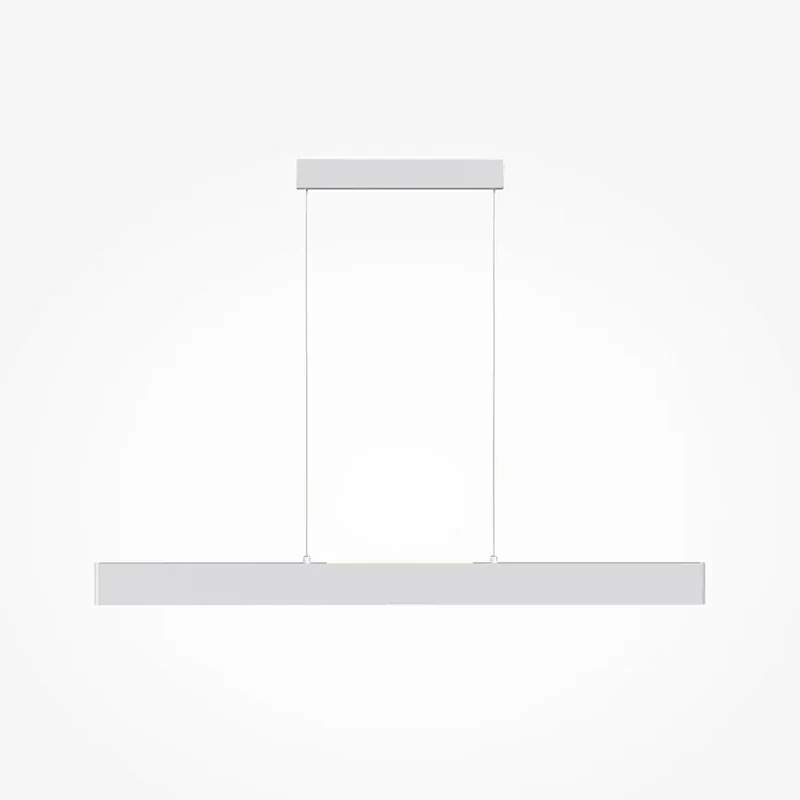 Pendelleuchte – Weißes Finish, Metallgehäuse, 30 W Leistung, 150 cm Höhe, Warmweiß - Step | Maytoni