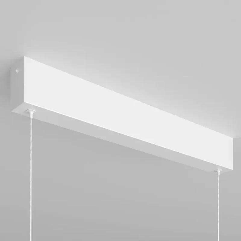 Pendelleuchte – Weißes Finish, Metallgehäuse, 30 W Leistung, 150 cm Höhe, Warmweiß - Step | Maytoni