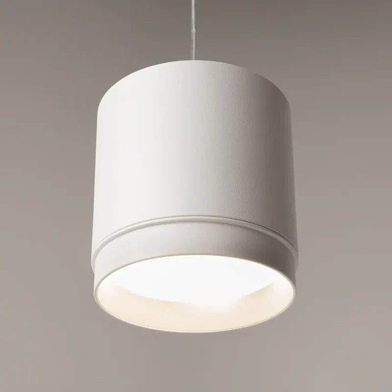 Pendelleuchte – Weißes Aluminium, 1×GX53 Fassung, 108,5 cm Höhe - Polar | Maytoni