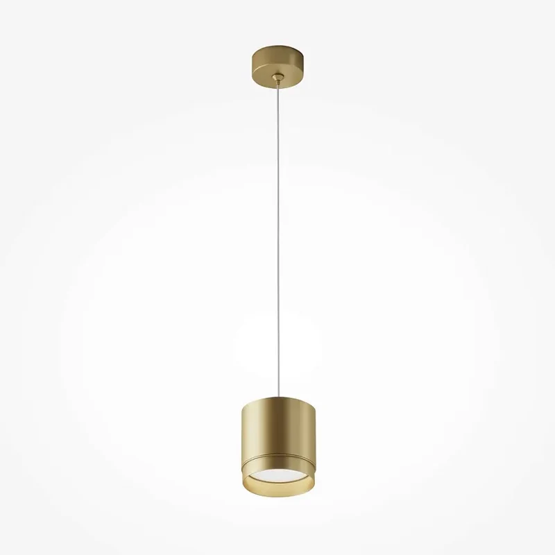Pendelleuchte – Mattgoldenes Aluminium, 1×GX53 Fassung, 108,5 cm Höhe - Polar | Maytoni
