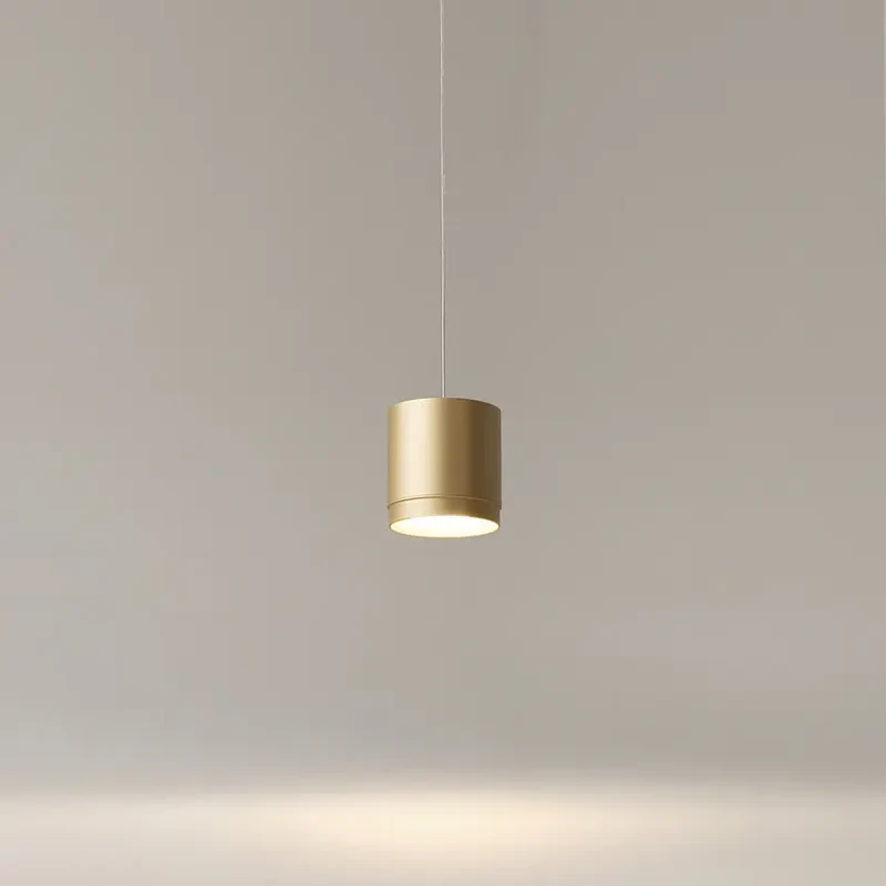 Pendelleuchte – Mattgoldenes Aluminium, 1×GX53 Fassung, 108,5 cm Höhe - Polar | Maytoni