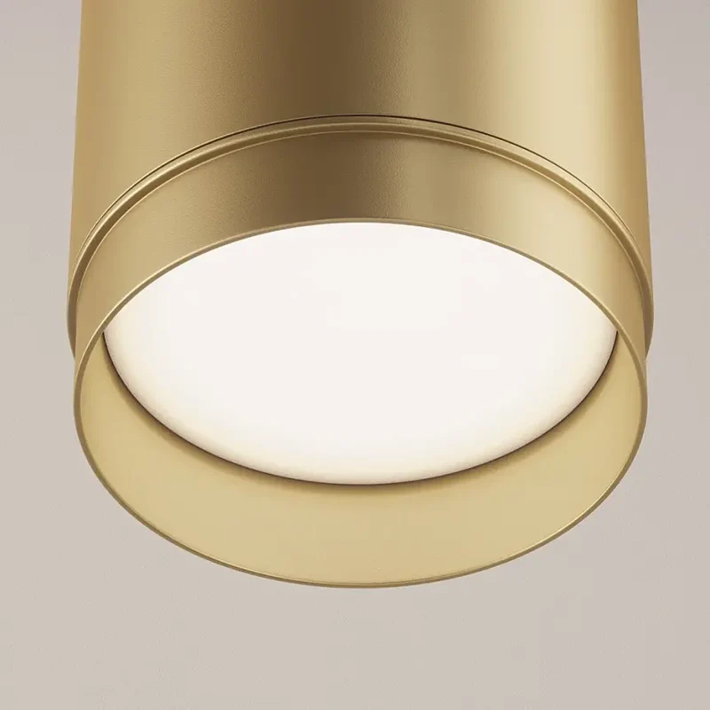 Pendelleuchte – Mattgoldenes Aluminium, 1×GX53 Fassung, 108,5 cm Höhe - Polar | Maytoni