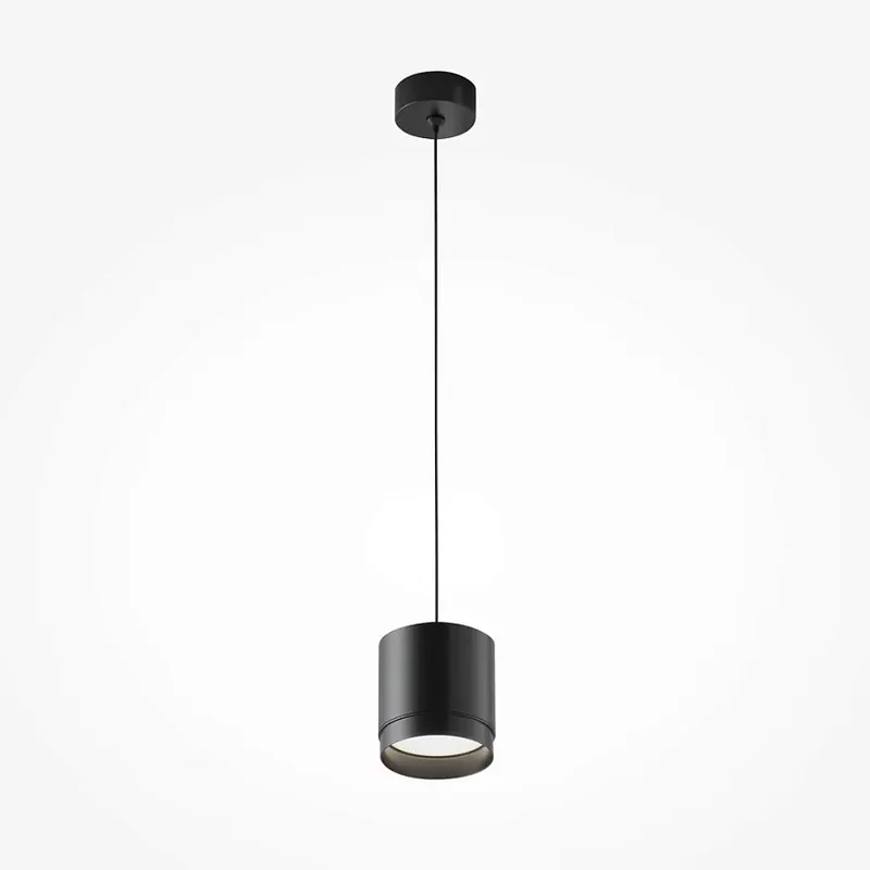 Pendelleuchte – Schwarzes Aluminium, 1×GX53 Fassung, 108,5 cm Höhe - Polar | Maytoni