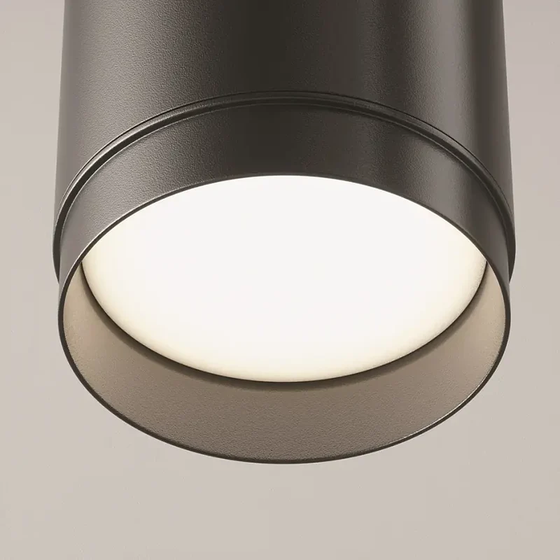 Pendelleuchte – Schwarzes Aluminium, 1×GX53 Fassung, 108,5 cm Höhe - Polar | Maytoni