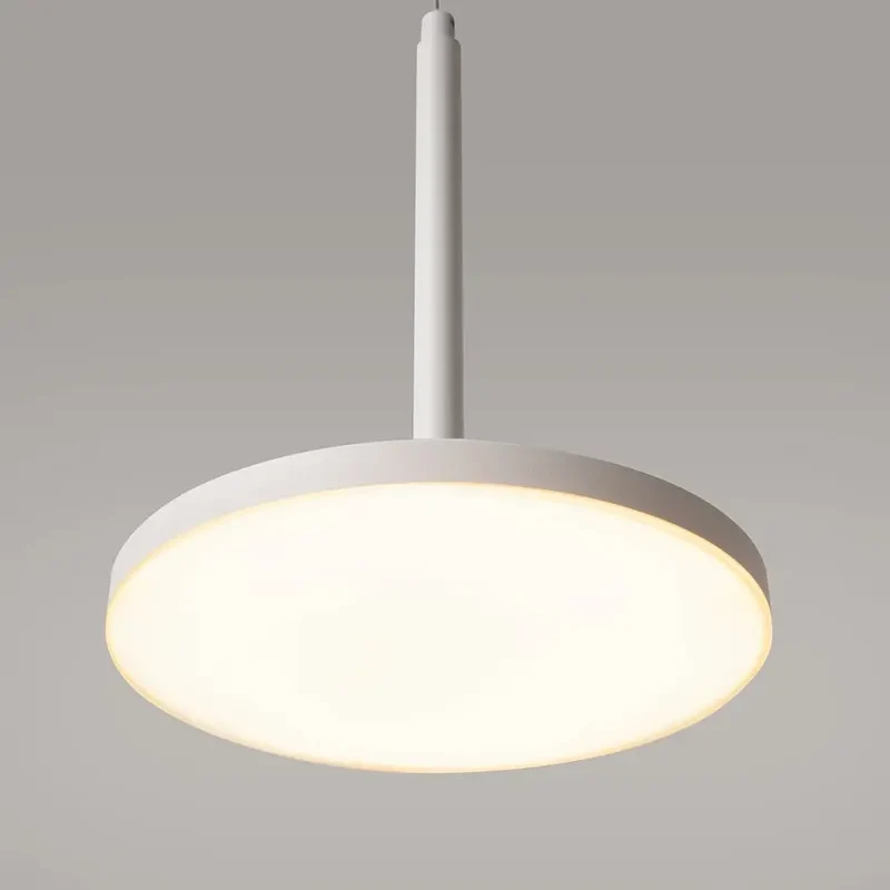 Pendelleuchte – Weißes Aluminium, 12 W Leistung, Warmweiß, Ø18,5 cm - Plato | Maytoni