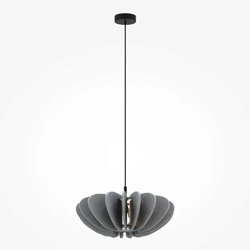 Pendelleuchte – Hellgrauer Schirm, Aluminiumgehäuse, Ø 58 cm - Cambio | Maytoni