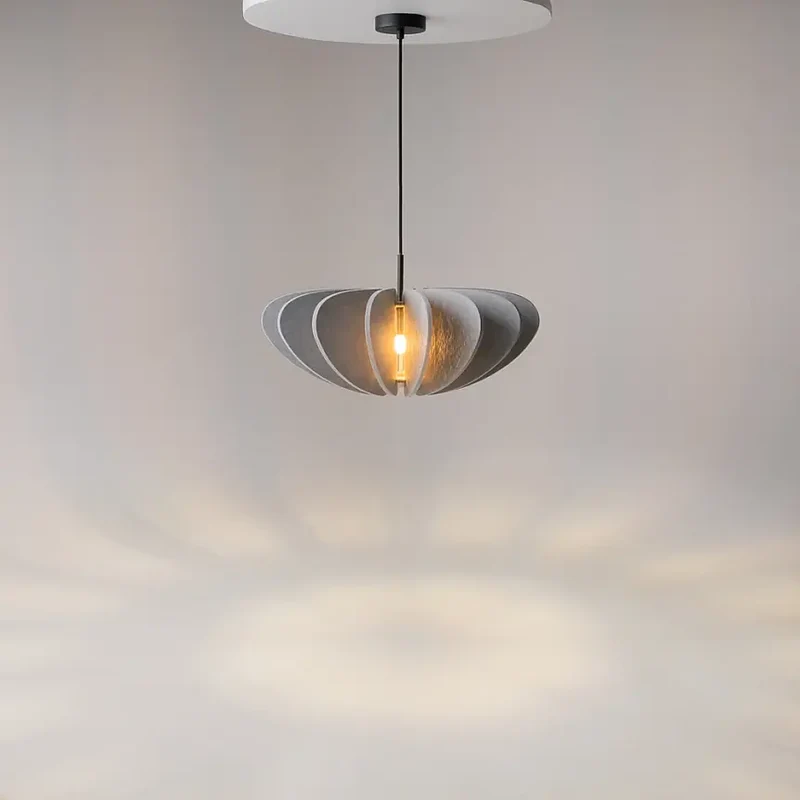 Pendelleuchte – Hellgrauer Schirm, Aluminiumgehäuse, Ø 58 cm - Cambio | Maytoni