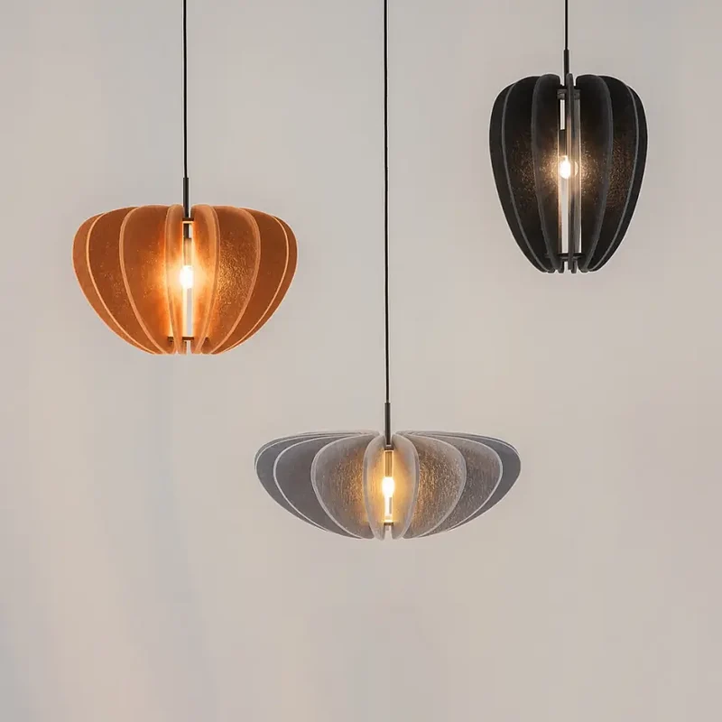 Pendelleuchte – Brauner Schirm, Aluminiumgehäuse, Höhenverstellbar - Cambio | Maytoni