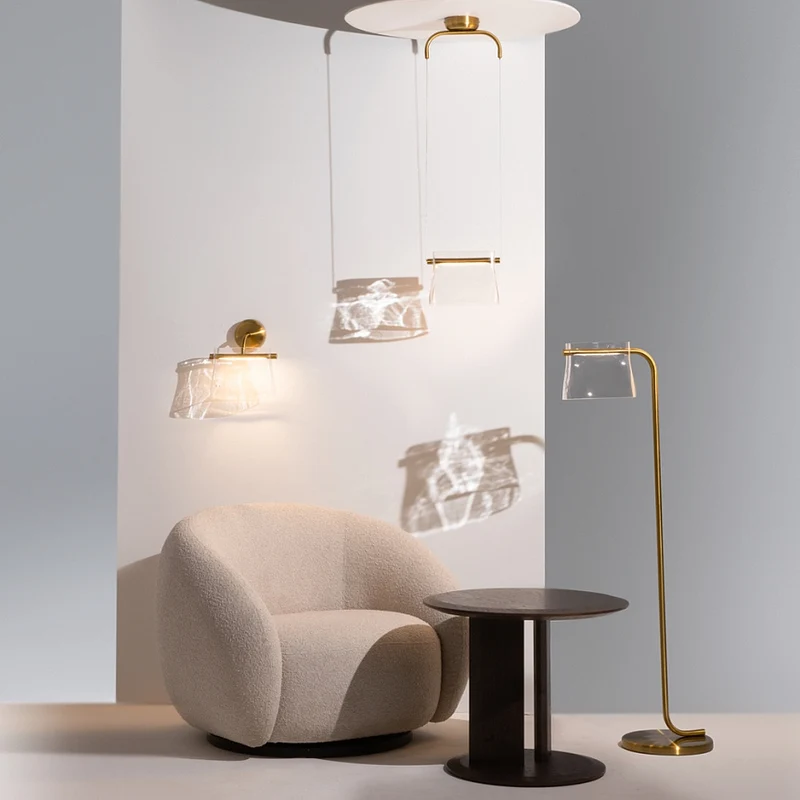 Pendelleuchte- Messingfarbenes Metall, Glas, Warmweißes Licht, 329 cm Höhe - Cabaret | Maytoni