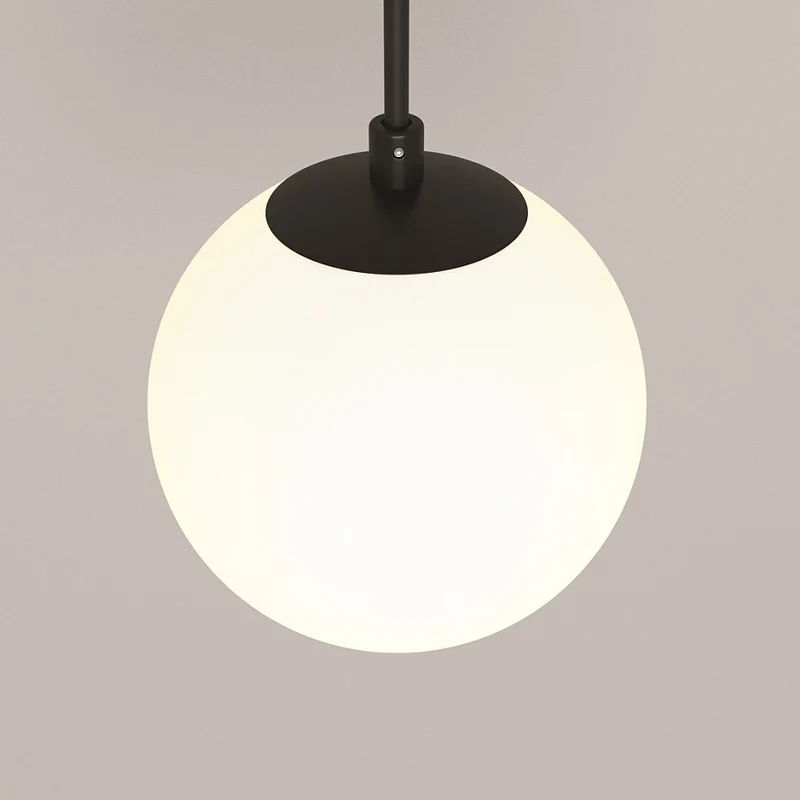 Pendelleuchte – Schwarzes Aluminium, 5 W Leistung, Neutralweiß, Ø10 cm - Luna | Maytoni