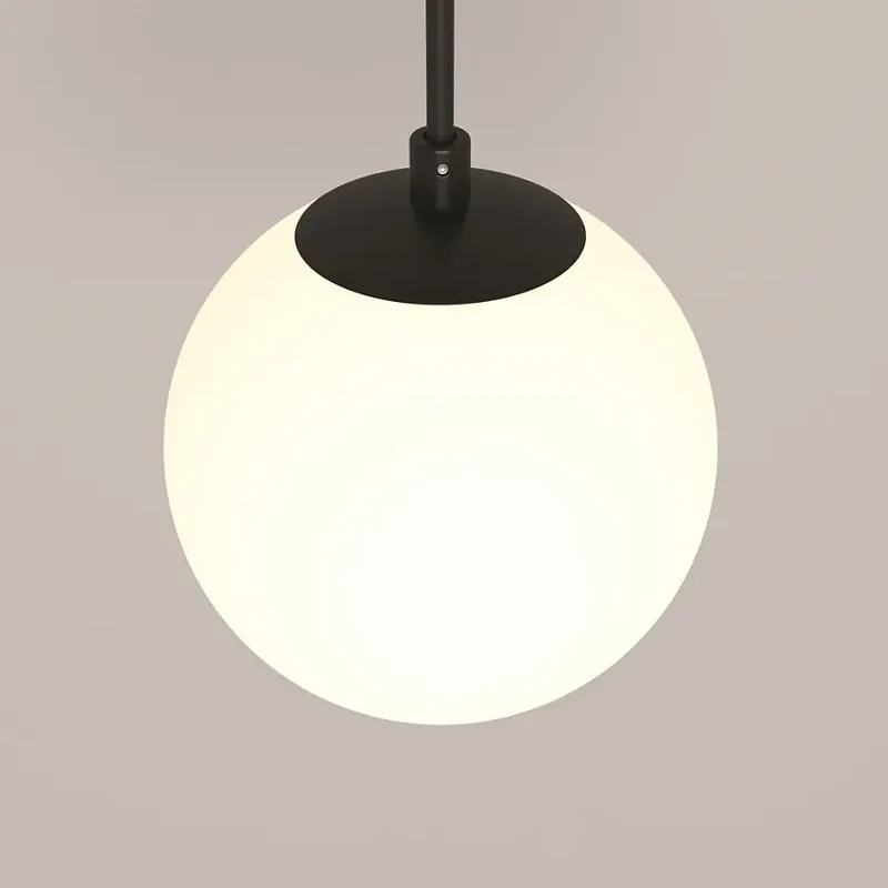 Pendelleuchte – Schwarzes Aluminium, 5 W Leistung, Warmweiß, Einbauversion, Ø10 cm - Luna | Maytoni