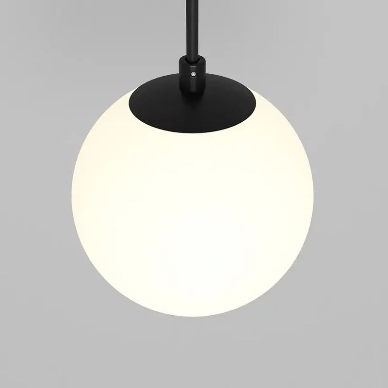 Pendelleuchte – Schwarzes Aluminium, 5 W Leistung, Warmweiß, Einbauversion, Ø10 cm - Luna | Maytoni