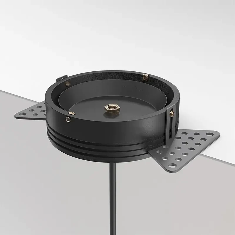 Pendelleuchte – Schwarzes Aluminium, 5 W Leistung, Warmweiß, Einbauversion, Ø10 cm - Luna | Maytoni