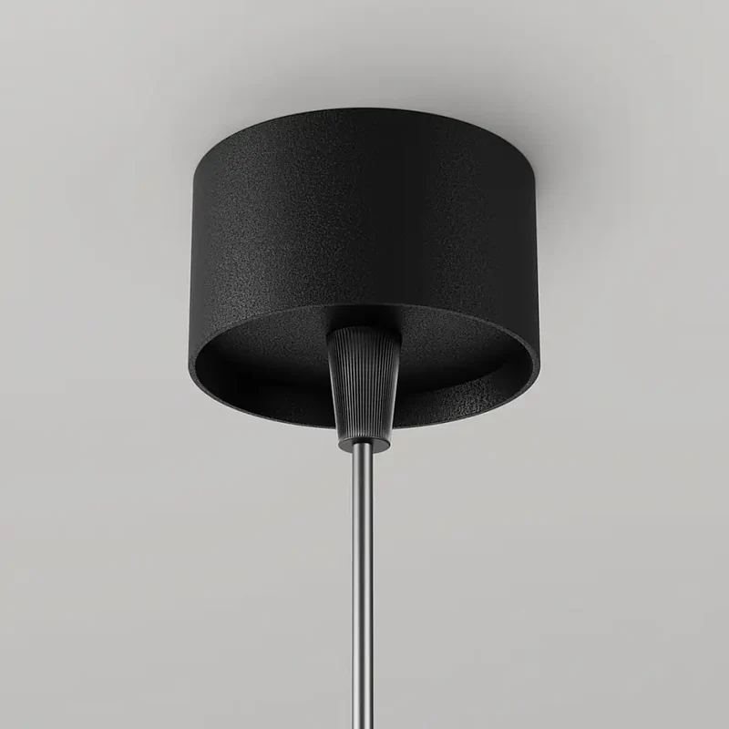 Pendelleuchte – Schwarzes Aluminium, 12 W LED, Warmweiß, Höhe 133 cm - Focus LED | Maytoni