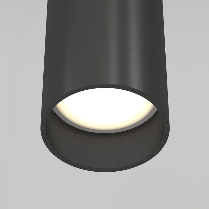 Pendelleuchte – Schwarzes Aluminium, 1× GU10 Fassung, 10 W Leistung, Höhenverstellbar - Focus | Maytoni