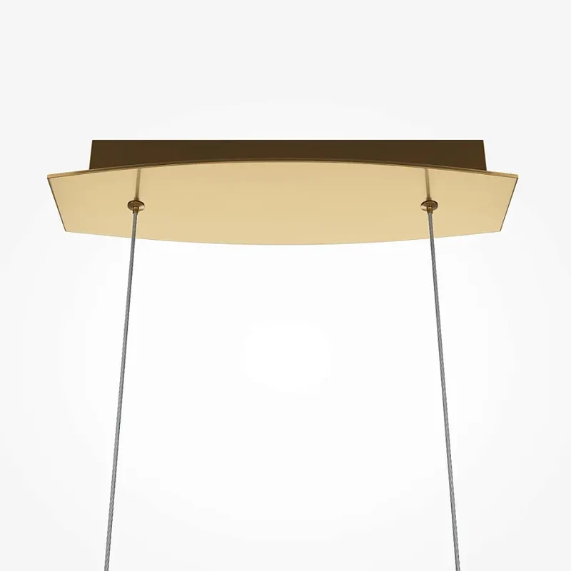 Pendelleuchte – Messingfarbenes Aluminium, Warmweißes Licht, 325 cm Höhe - Breeze | Maytoni