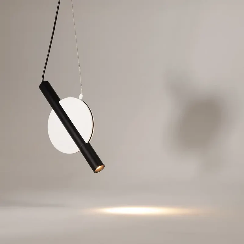 Pendelleuchte – Weißes Metall, LED integriert, Höhe 41 cm - Enigma | Maytoni