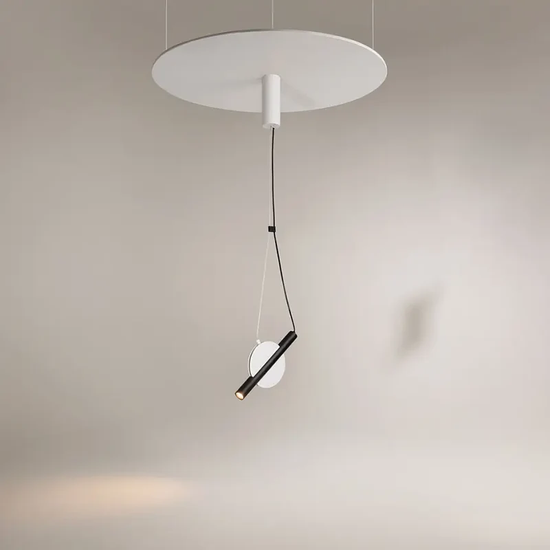 Pendelleuchte – Weißes Metall, LED integriert, Höhe 41 cm - Enigma | Maytoni