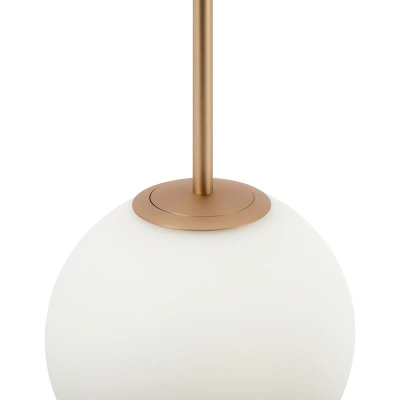 Pendelleuchte – Goldenes Metall, Glaskugel, 20 cm - Basic Form | Maytoni