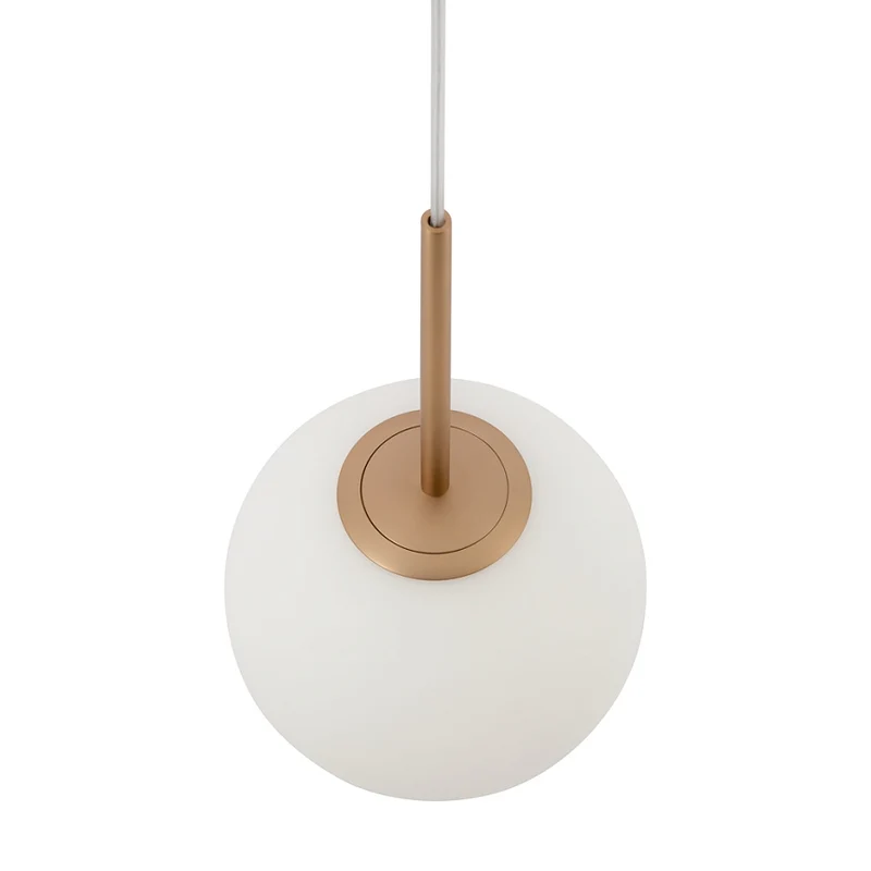 Pendelleuchte – Goldenes Metall, Glaskugel, 20 cm - Basic Form | Maytoni