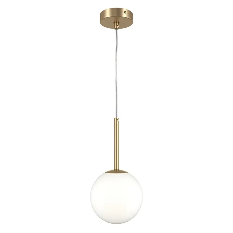 Pendelleuchte – Goldenes Metall, Glaskugel, 15 cm - Basic Form | Maytoni