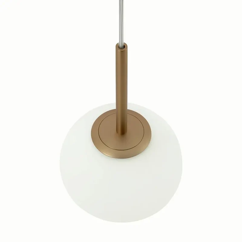Pendelleuchte – Goldenes Metall, Glaskugel, 15 cm - Basic Form | Maytoni