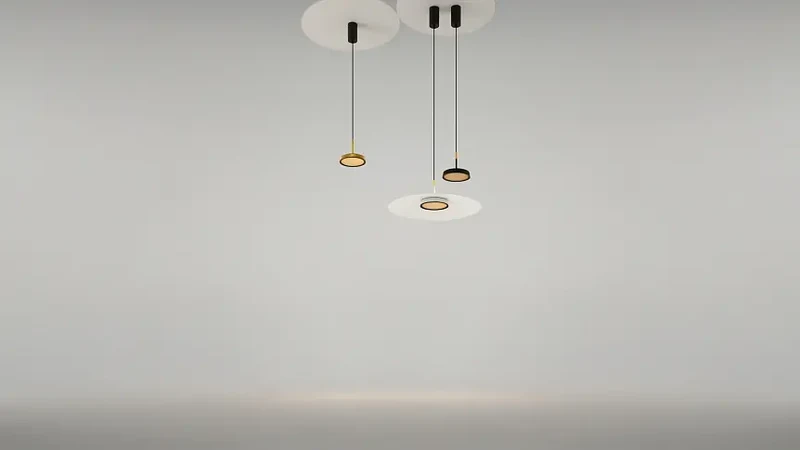 Pendelleuchte – Schwarzes Finish, Aluminiumgehäuse, Warmweißes Licht - El | Maytoni