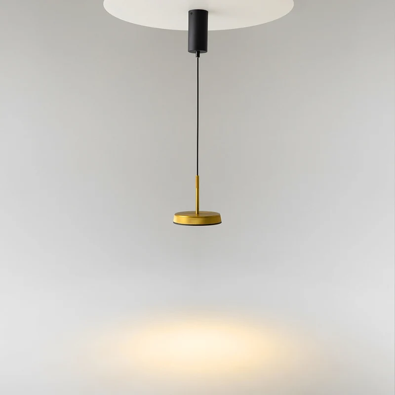 Pendelleuchte – Goldenes Finish, Aluminiumgehäuse, Warmweißes Licht - El | Maytoni