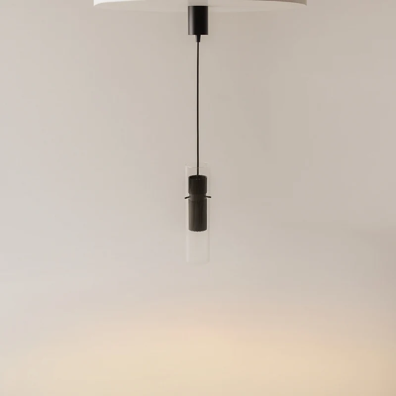 Pendelleuchte – Schwarzes Aluminium, Schlanke Form, Höhe 170 cm - Dynamics | Maytoni