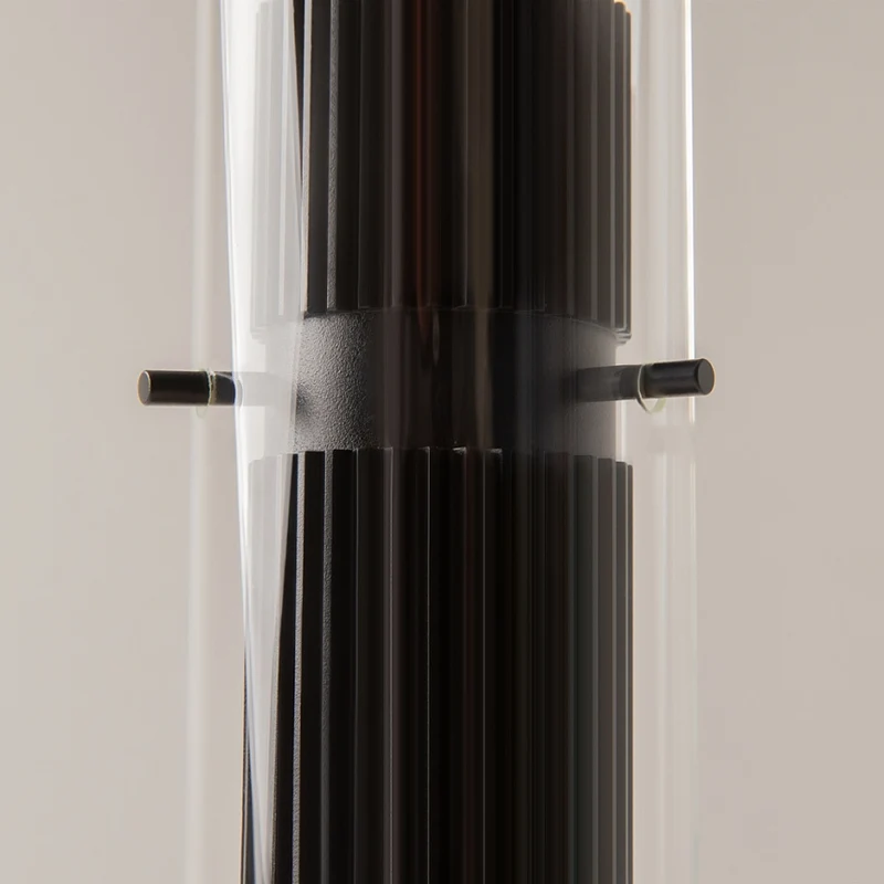 Pendelleuchte – Schwarzes Aluminium, Schlanke Form, Höhe 170 cm - Dynamics | Maytoni