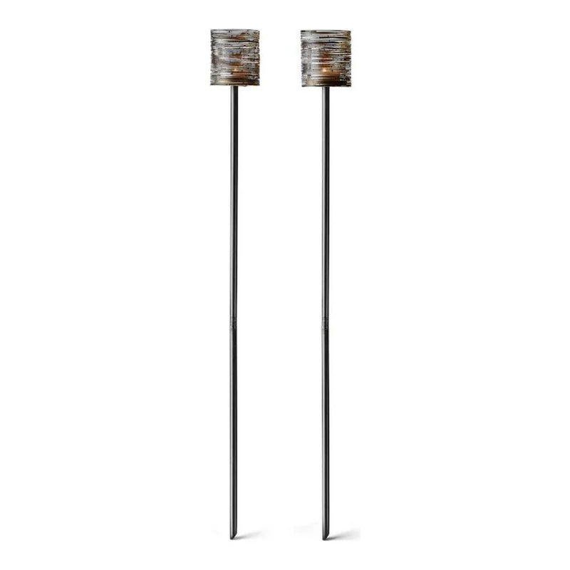 Gartenlicht Drahtkorb-Design, Goldfarbener Innenraum, Glaseinsatz für Kerzen – Windhuk | Philippi
