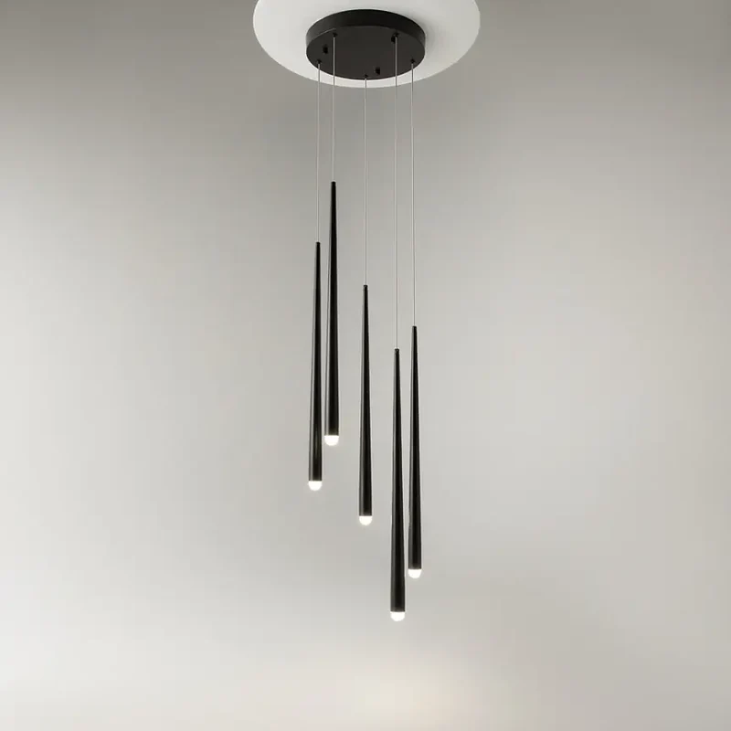 Pendelleuchte – Schwarzes Aluminium, 31 W, Ø320 mm - Cascade | Maytoni