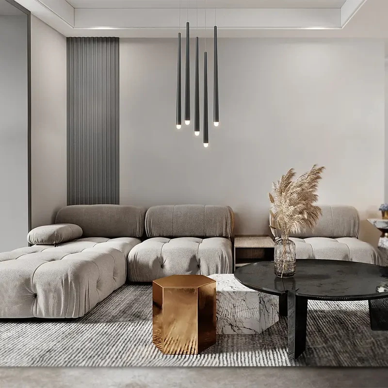 Pendelleuchte – Schwarzes Aluminium, 30 W, 1650 lm - Cascade | Maytoni