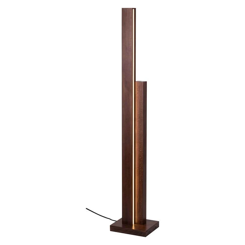 LED Stehleuchte Manhattan Touch-Dimmer 3500lm Nuss