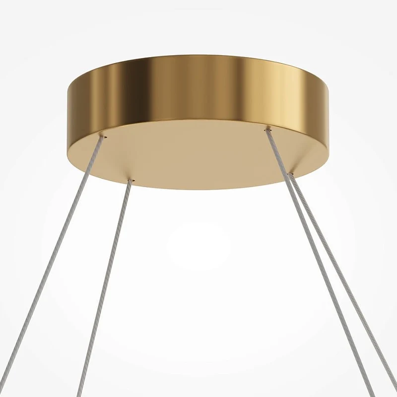 Pendelleuchte – Gold Optik, Glas Design, 80 cm - Amulet | Maytoni