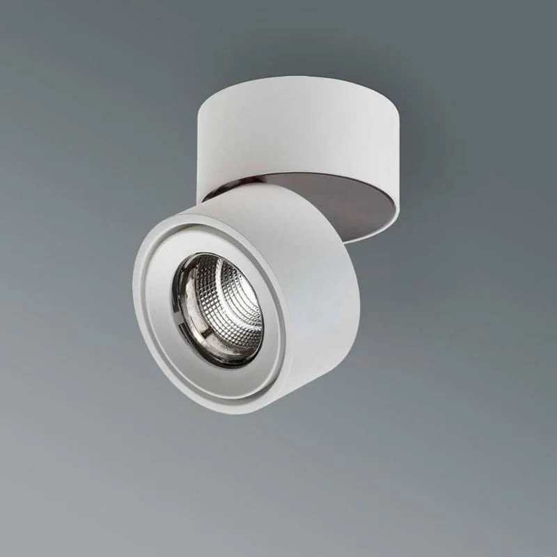 LED-Strahler Simple Mini Weiß, Schwarz + weiße Abdeckung