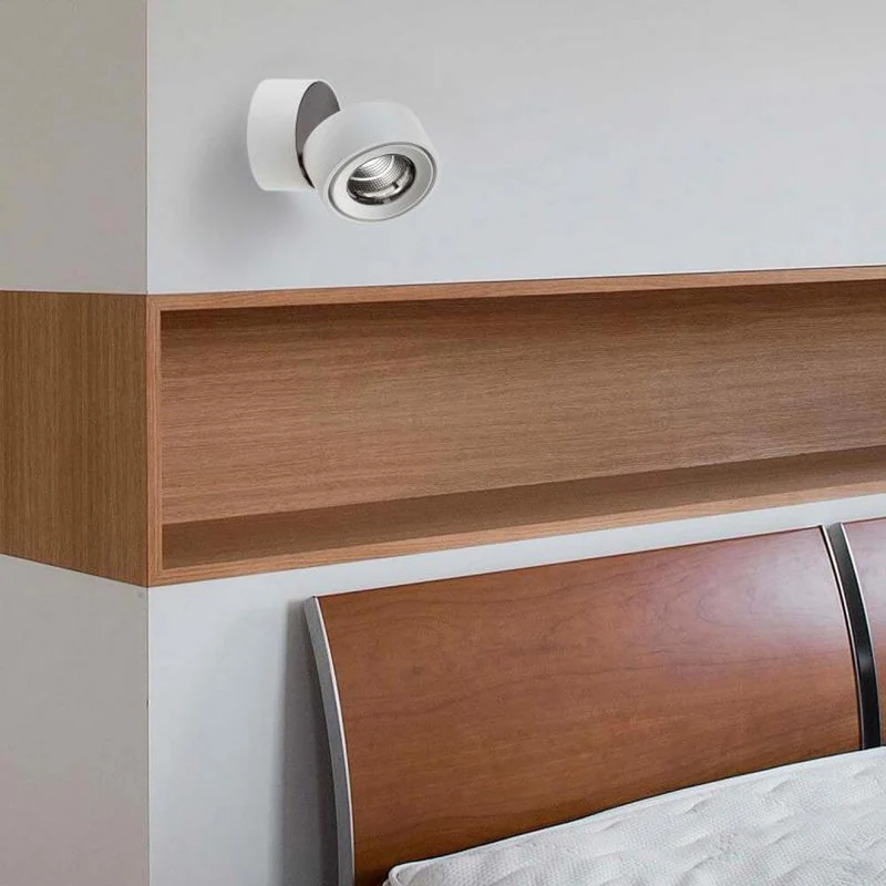 LED-Strahler Simple Mini Weiß, Schwarz + weiße Abdeckung