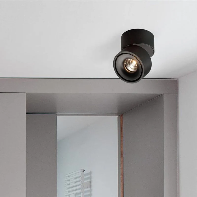 LED Aufbaulampe Simple 1320lm Schwarz