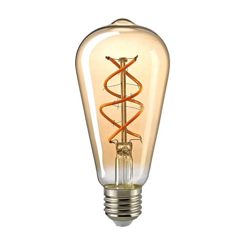 Glühbirne – Gold Optik, extra warmweiß, LED dimmbar - Rustika | Sigor