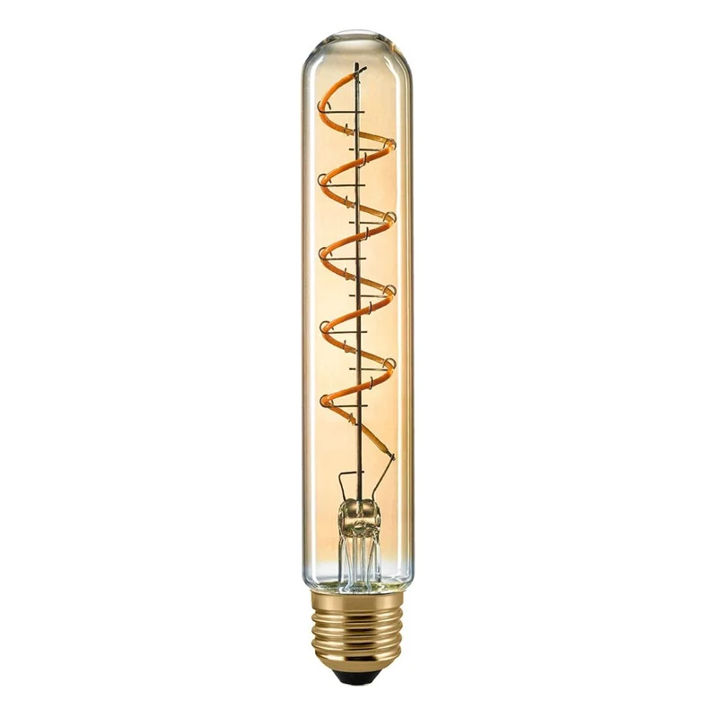 Glühbirne – Gold Optik, lange Röhrenform, LED dimmbar - Röhre | Sigor