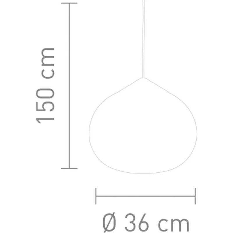 Pendelleuchte tropfenförmiges Design fließende Silhouette dekorative Raumskulptur - Drop | Sompex