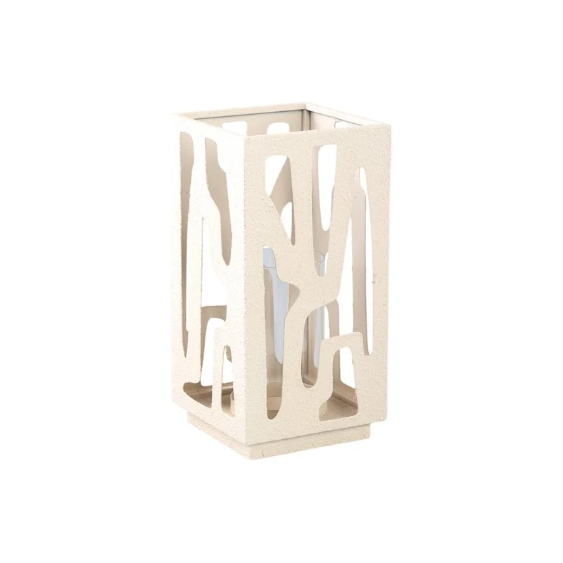 Windlicht – Metallrahmen, Durchbrochenes Design, Glaseinsatz, S – Dewey | PTMD
