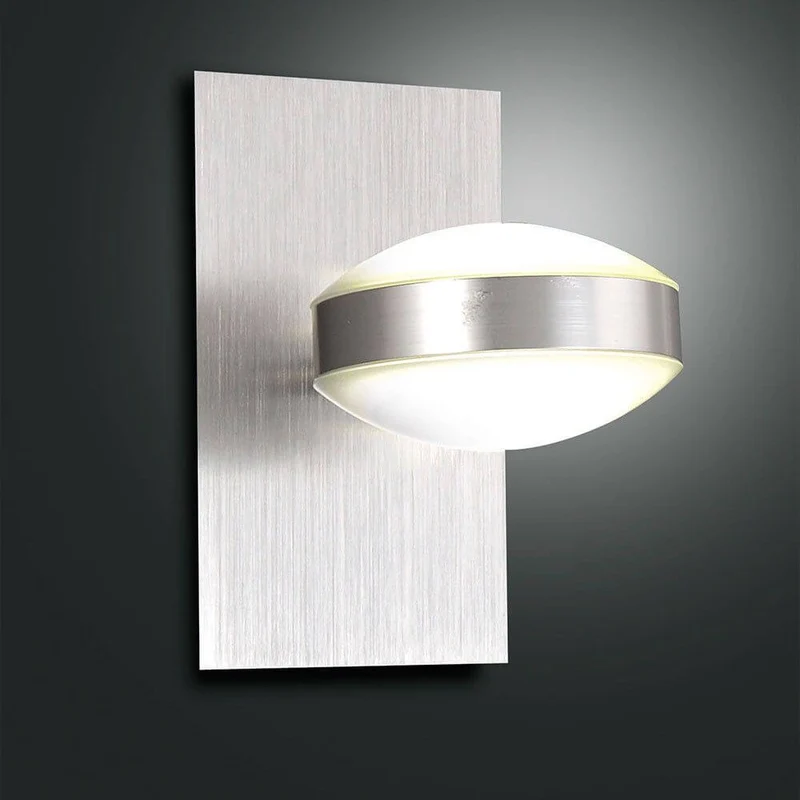 Mill LED Power-Wandleuchte 1400lm Nickel-Satiniert
