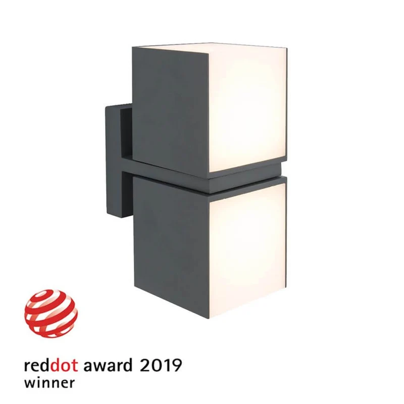 Drehbare LED-Außenwandleuchte Cuba IP54 Anthrazit