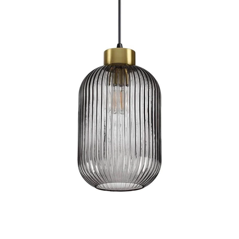 Mint Pendellampe aus Glas