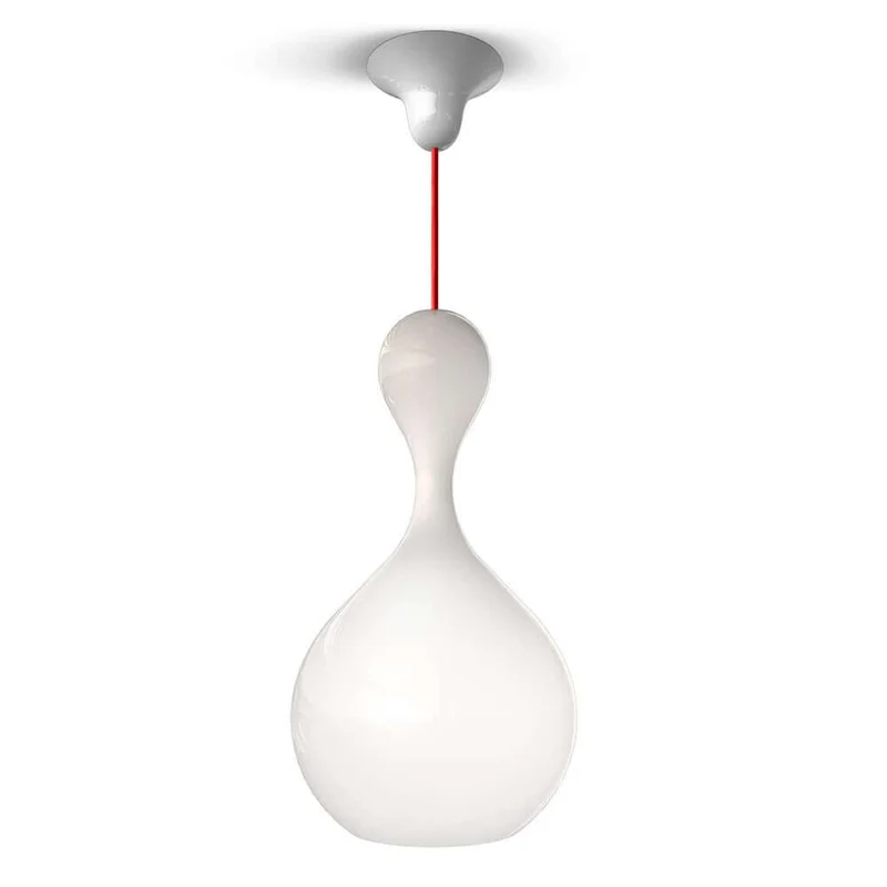 Blubb Glas-Pendellampe Mundgeblasen