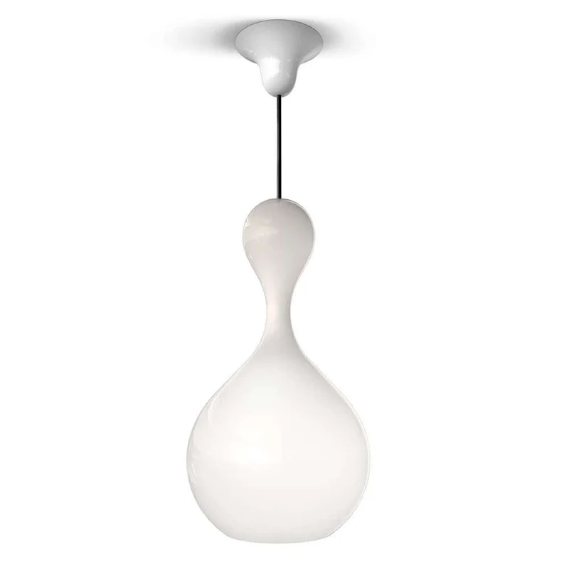Blubb Glas-Pendellampe Mundgeblasen