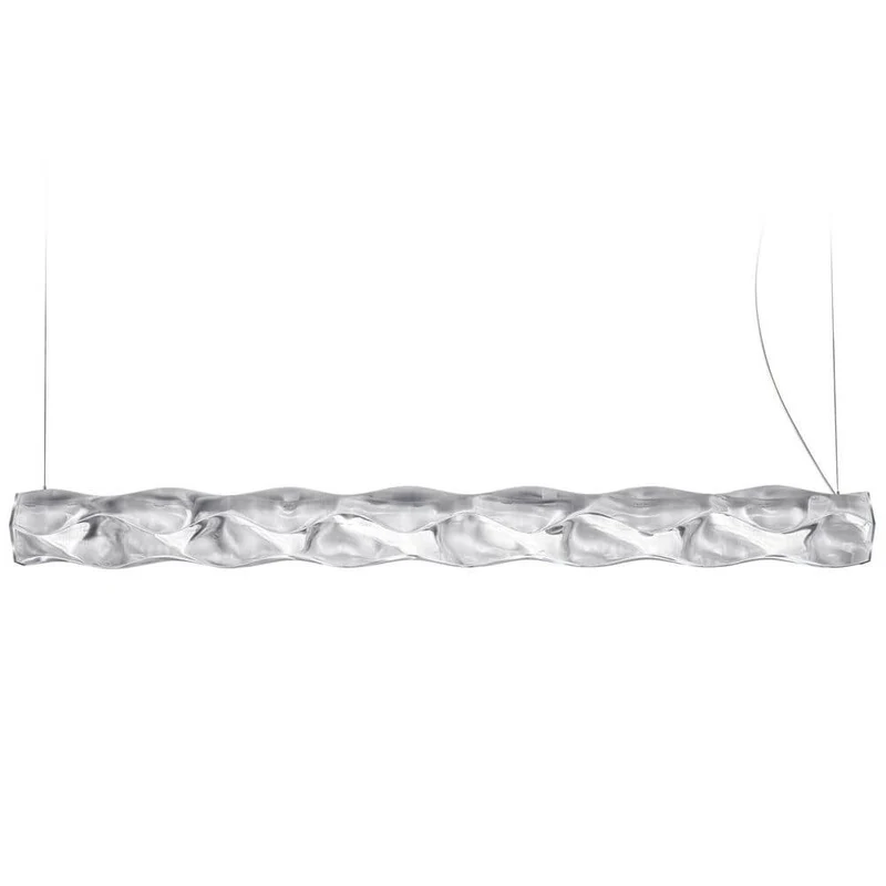 Slamp LED-Pendelleuchte Hugo aus Lentiflex-Kunststoff horizontal