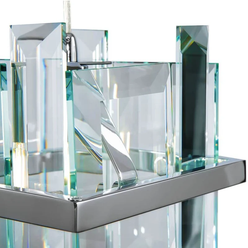 Cerezo Glas-Pendelleuchte Eckig