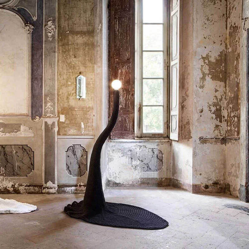 Penelope Stehlampe Stoffmantel 130x80cm